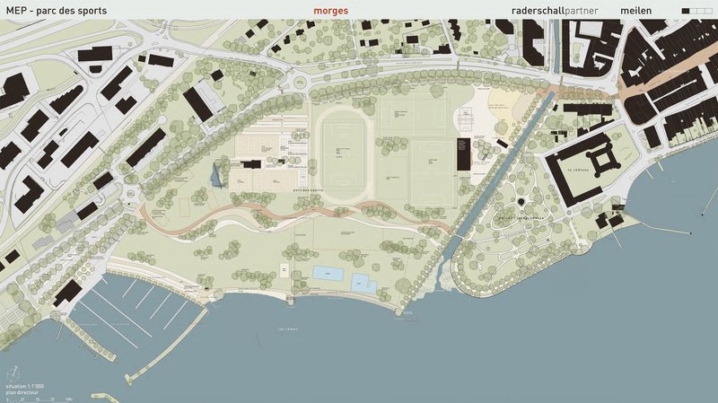 Plan des aménagements © Ville de Morges