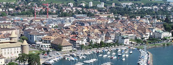 Photo aérienne Morges Ville de Morges