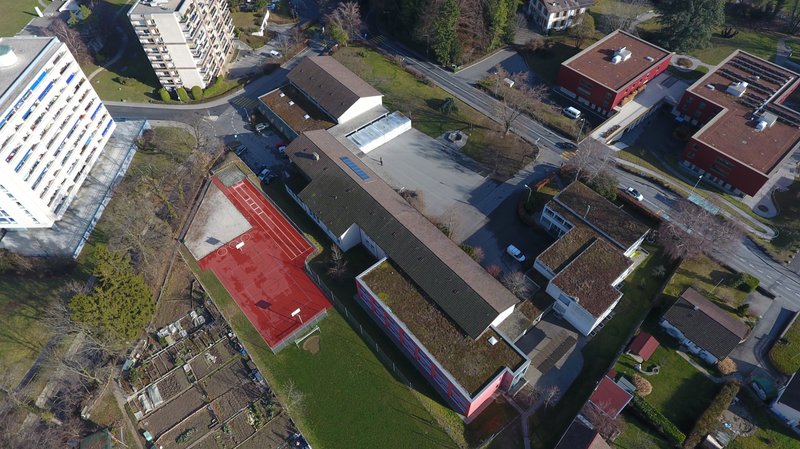 Chanel - Vue aérienne © Ville de Morges