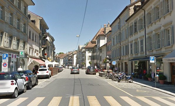La rue de Louis-de-Savoie avant travaux © Belandscape