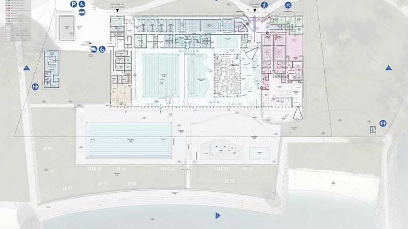 Plan des aménagements © Chabane architecte